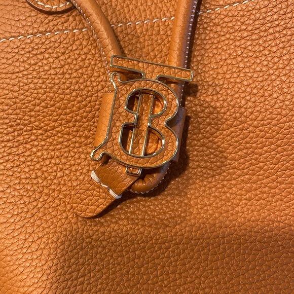 Burberry Monogram leather drawstring bucket bag - Picture 12 of 12